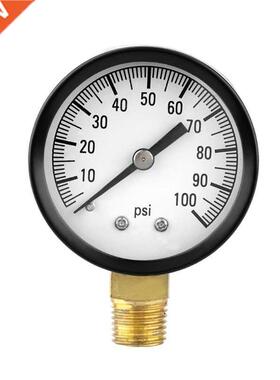 0-100 PSI 1/4" Well Pump Pool Spa Filter Water Pressure