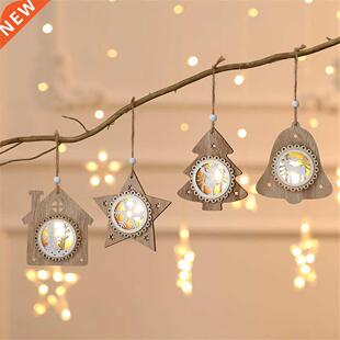 Christmas Hanging Wooden Light Decoration Cutouts