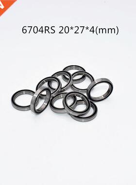 10pcs 6704RS 50*62*6(mm) free shipping chrome steel rubber