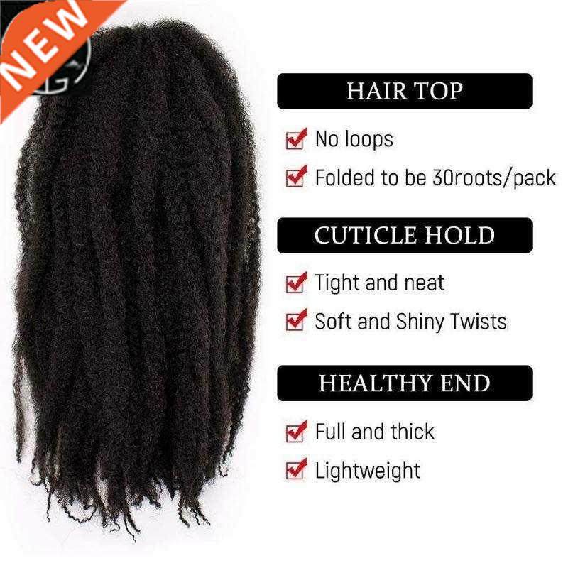 marley braids hair afro kinky curly crochet faux locs twists