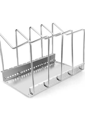 Organisateur de cuisine Pot couvercle support inox porte-cui