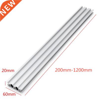 Silver 2060 V-Slot Aluminum Extrusions 20x60mm Aluminum
