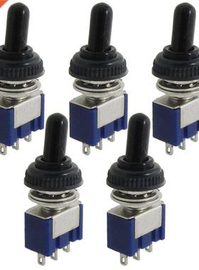 5 Pcs AC 125V 6A ON/OFF/ON  Position SPDT  Pins Toggle Swi