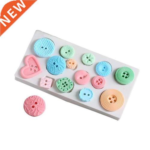 Silicone Button Shapes Cake Mould  Fondant Chocolate Cook