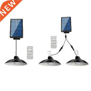 Solar Pendant Light Remote Control Ceiling Hanging Light