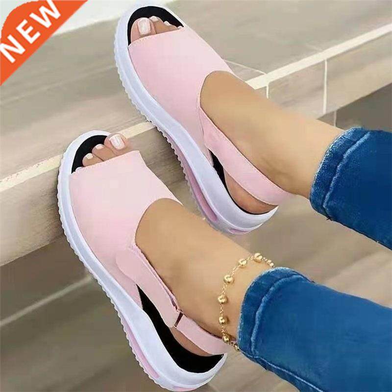 2021 New Women Sandals Soft Stitching Ladies Sandals Comfort