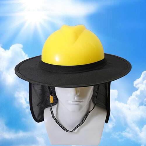 Construction Safety Reflective Hard Hat Neck Shield Helmet S