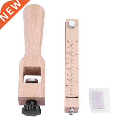 Wooden Hand Leather Strip Strap Adjustable Cutting Tool DIY