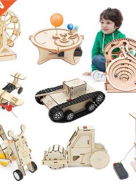 Assembly Model Building Toys for Kids 3D Wooden Puzzle Mecha