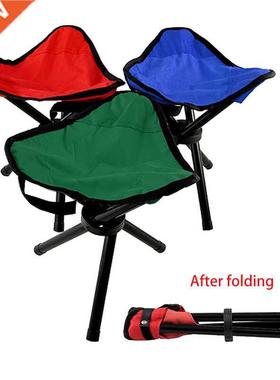 Outdoor Leisure Portable Fding Chair Three-Legged Sto Ca