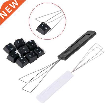 Steel Keyboard Key Keycap Puller Plastic Handle Remover With