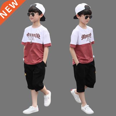 New Summer Boys Clothing Sets Children T-shirt Short Sleeve