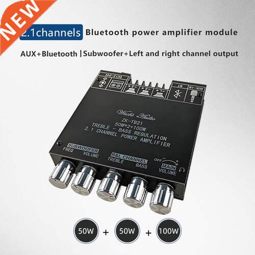 ZK-TB21 TPA3116D2 Bluetooth 5.0 Subwoofer Amplifier Board 50