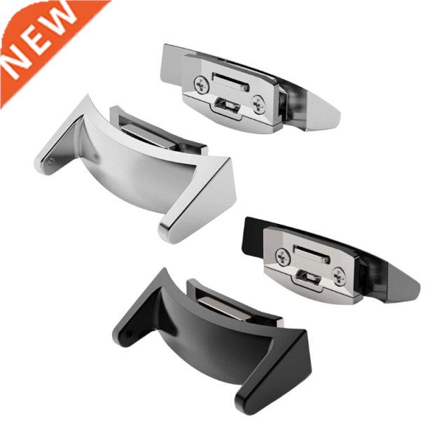 2Pcs Stainless Steel Watch Band Connector Adapter 20mm For S