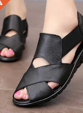 Large size 35-42 Ladies wedge sandals Shallow Non-slip Fashi