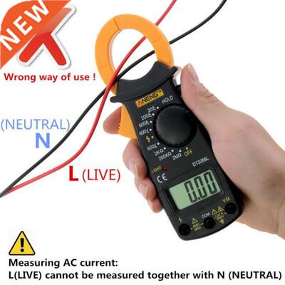 DT-3266L Digital Clamp Meter 600A AC/DC Multimeter Voltage/O