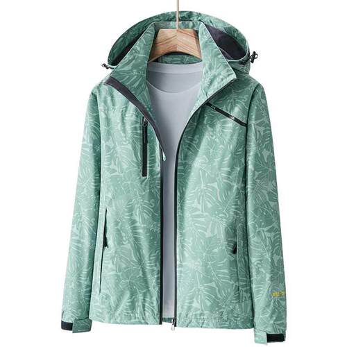 Outdoor Camouflage Leaf Clothing Windproof Soft Shell Outerw