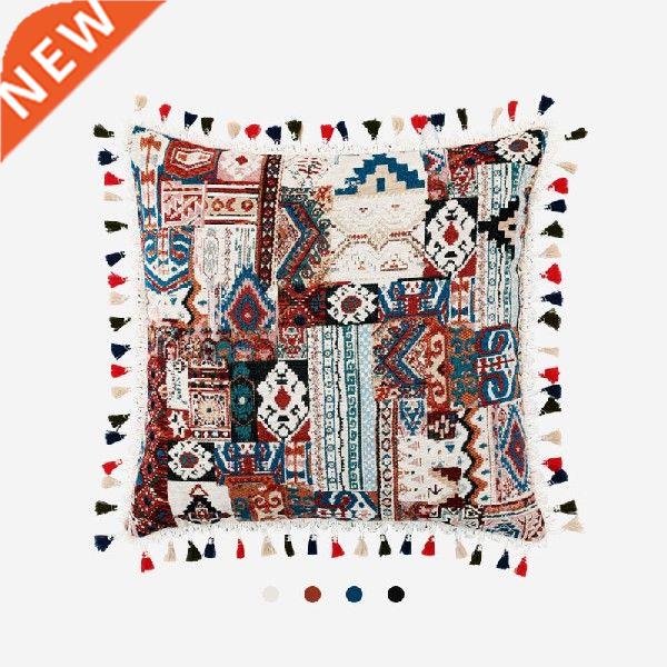 Moroccan Ethnic Style Jacquard Sofa Cushion Pillow Cushion