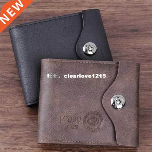New PU en's Wallet ultifunctional Short Design en Wa