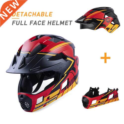 SUNRMOON full-face bcycle helmet wth tallght detachable