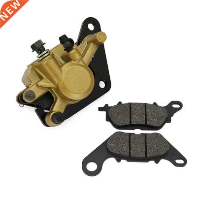 New Front Brake Caliper w/ Brackets Pads For Yamaha YBR125