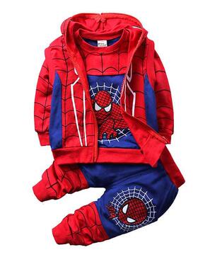 Spring Autumn Baby Boys Superheroes Sets Clothes Kids Long S