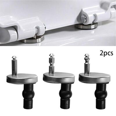2Pcs Toilet Seat Hinges Mountings Replacement Hinge Fittings