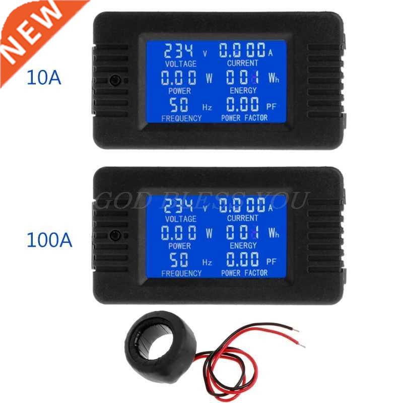 6 IN 1 Digital AC 20A 100A Voltage Energy Meter Voltmeter Am