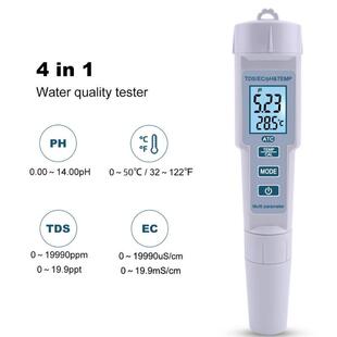 New 4 in 1 PH/TDS/EC/Temperature Meter PH Meter Digital