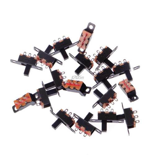 20 Pcs DC 50V 0.5A  Solder Lug Pin 2 Position SPDT 1P2T Min