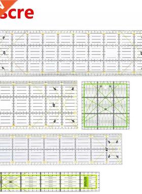 5Pcs/Set Rectangle Acrylic Patchwork Quilting Scale Promoti