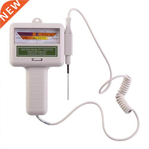Portable pH Tester Chlorine Meter Swimming Pool Spa Water Qu
