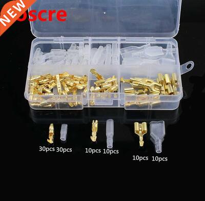 100pcs box-packed 4.0 bullet terminal car electrical wire