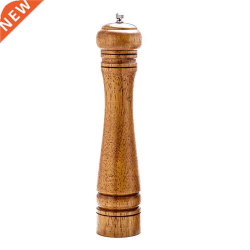 Rubberwood Manual Mill Salt Pepper Grinder Kitchen
