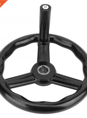 Three Spoked Lathe Handwheel 250*25mm Black Anti-slip 3 Spok