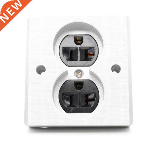 2pcs black High Quality Power US AC Power Receptacle Wall Ou