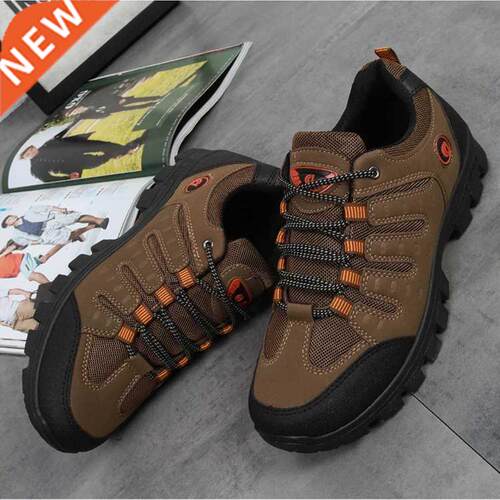 Outdoor Men Sneakers Plus Velvet Hiking Shoes Autumn Winter