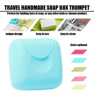 1PC Soap Dishes Box Portable Case Holder Container Wash