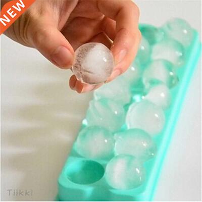 Plastic Ice Tray 14 Grid D Round Ice Maker Globe m Frozen