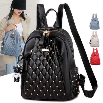Vintage women backpack high quality leather backpack lady tr