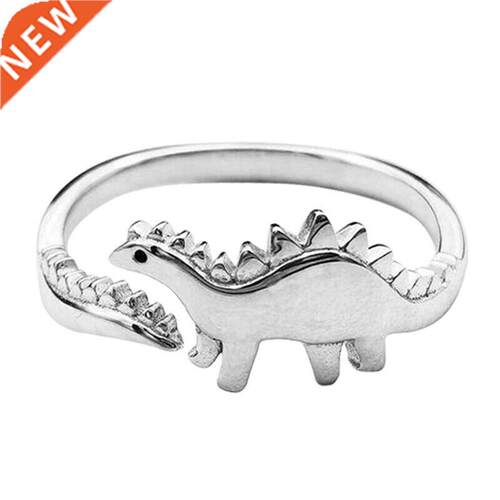 Gothic Cute Small Dinosaur Rings Fashion Retro Style Opening