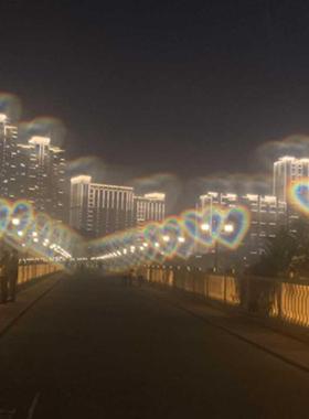 2021 Love Heart Shaped Effect Glasses Watch The Lights Chang