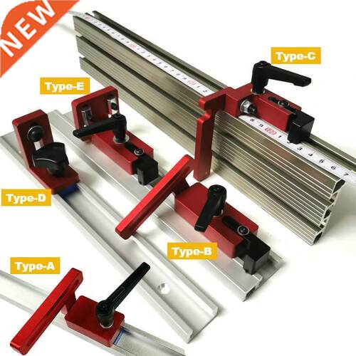 Woodworking T Slot Stopper Miter Gauge Fence Connector Alloy