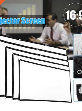 Smple Projector Curtan Home Set Theater Offce 16:9 HD Ds