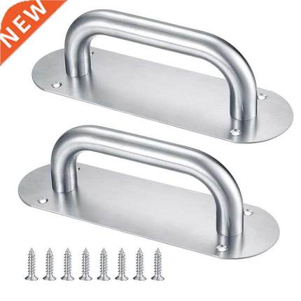 2PCS Silver Door Pull Handle Aluminium Alloy Heavy Duty Pull