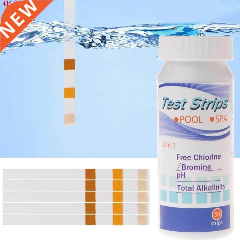 50pcs Water Test Strips  in1 Swimming Pool Spa pH Chlorine