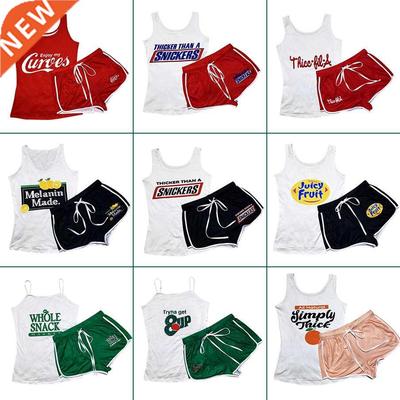 Women's Shorts Sets Tank Top+Shorts Summer Clothes For Women