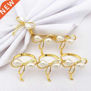 Ring Adornment Home Set Holder Napkin For Kitchen