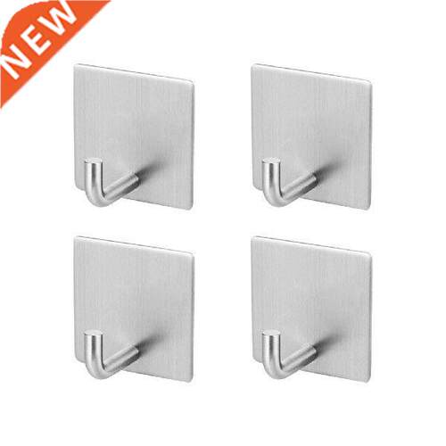 4pcs Single Strong Aesive Hook Stainless Steel Art Craft