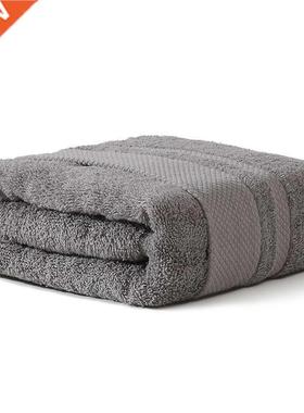 SElune100% Cotton Solid Bath Towel 70x140cm Beach Towel Ba